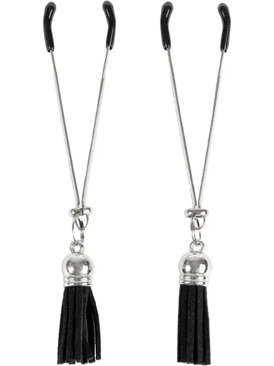 Virgite Nipple Clamps With Tassels - Sprauslas skavas 1