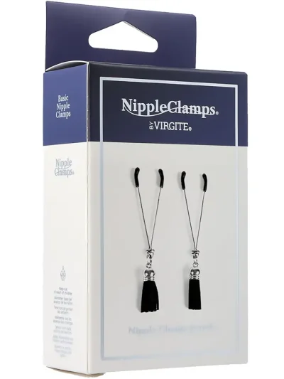 Virgite Nipple Clamps With Tassels - Sprauslas skavas 3