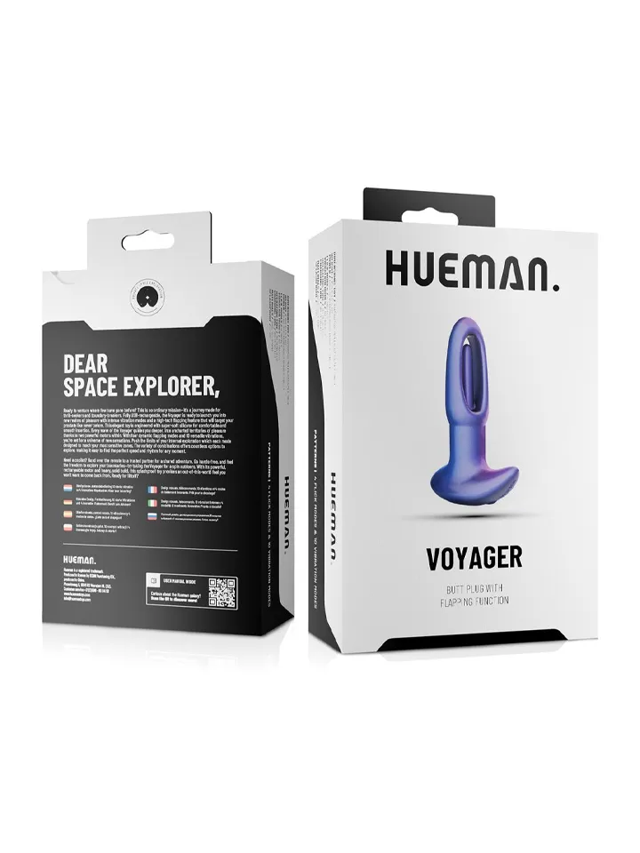 Voyager Vibrating Butt Plug With Tapping - Vibrējošs anālais spraudnis 4 [full]