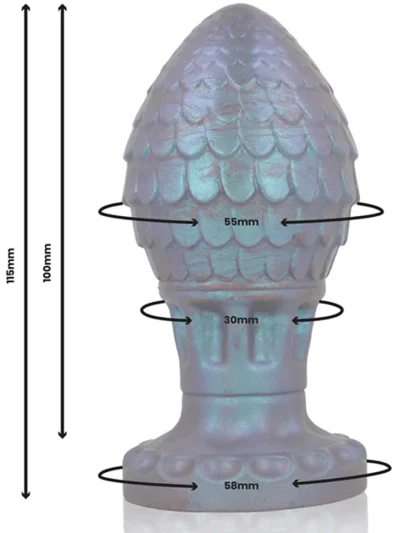 Vrakos Dragon Egg Anal Plug 11,5 cm - XL Buttplug 2