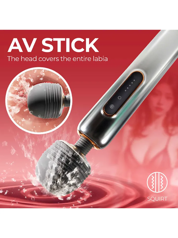 Wand Massagers Shining Metallic Luster - Burvju nūjiņa / masāžas zizlis 2 [full]