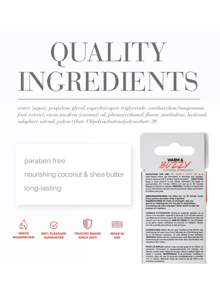 Warm & Buzzy Clitoral Stimulant 10 ml - Stimulējošs gēls 4 [full]