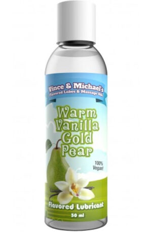 Warm Vanilla Gold Pear Flavored Lubricant 50ml - Aromatizēta smērviela 1