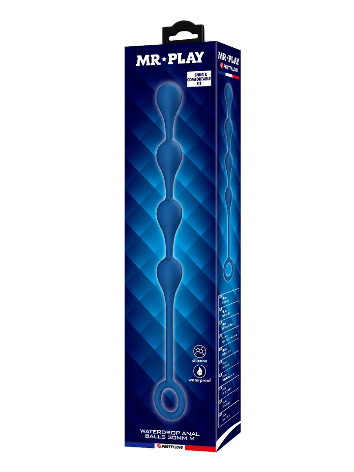 Waterdrop Anal Balls Medium 33,5 cm - Anālās krelles 3 [full]