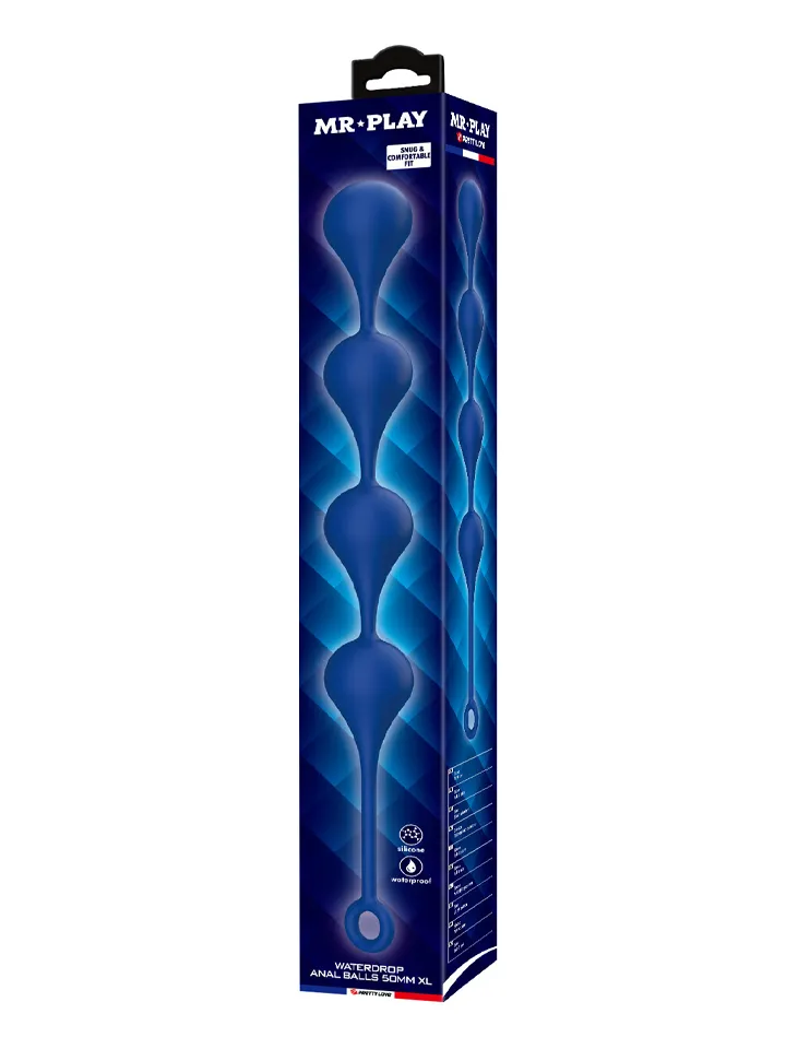 Waterdrop Anal Balls XL 52,5 cm - Anālās krelles 3 [full]
