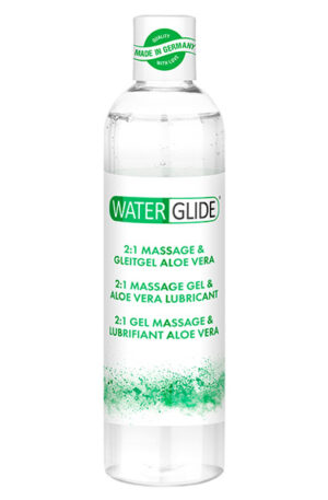 Waterglide 2:1 Massage Gel & Aloe Vera Lubricant 300ml - Smērvielas un masāžas losjons 1