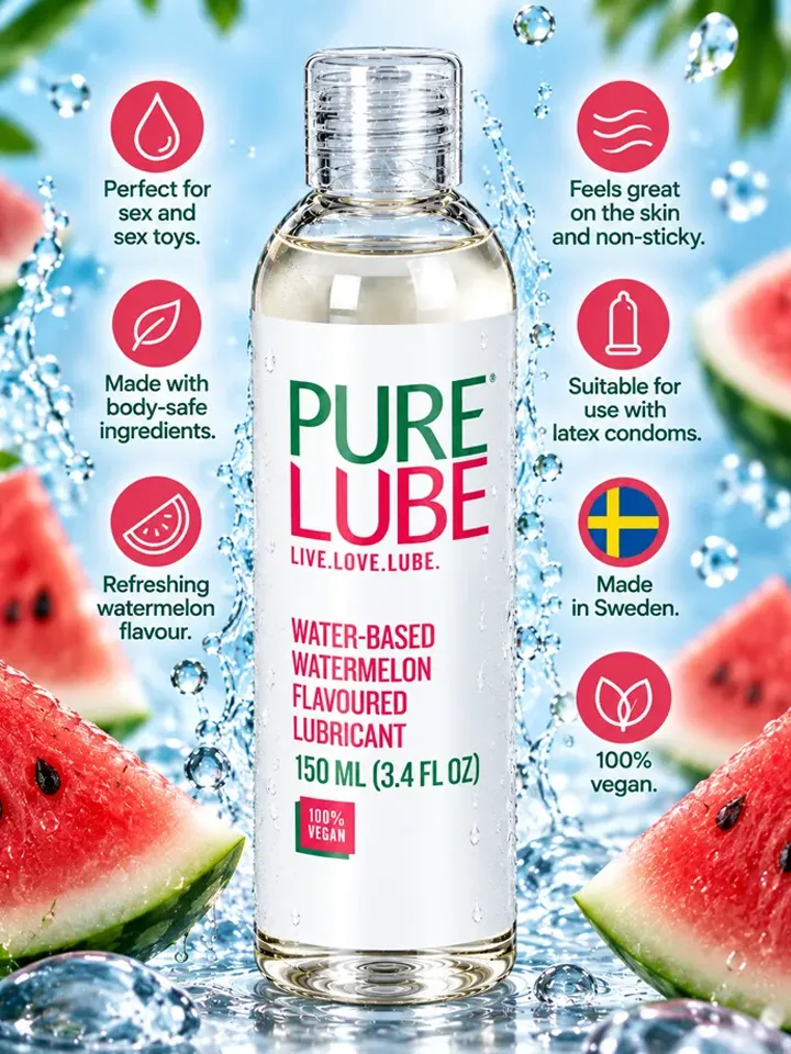 Watermelon Flavoured Lubricant 150 ml - Smērviela ar melones garšu 2 [full]