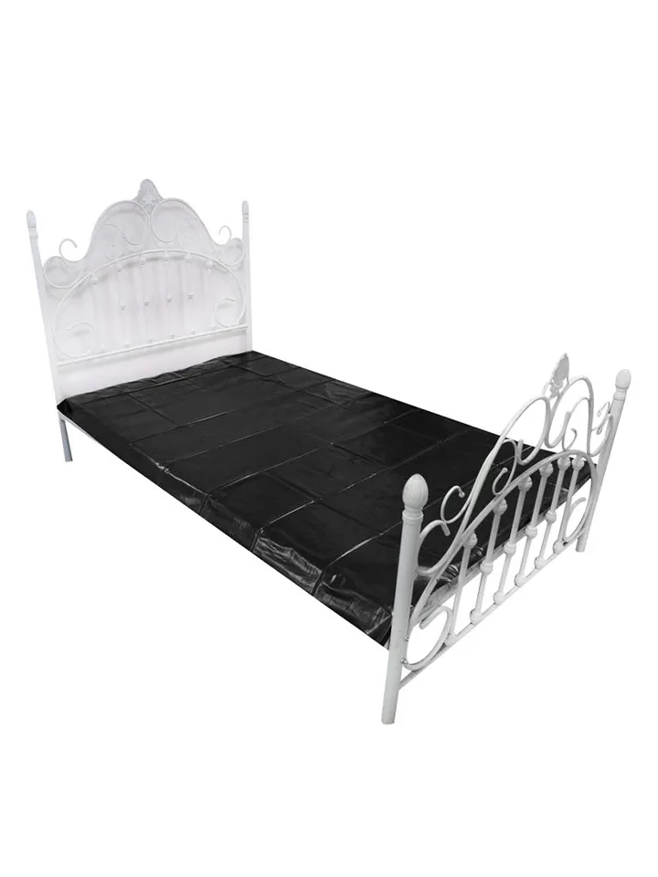 Waterproof Bed Sheet Black 220 x 130 cm - Vinila loksnes 2 [full]