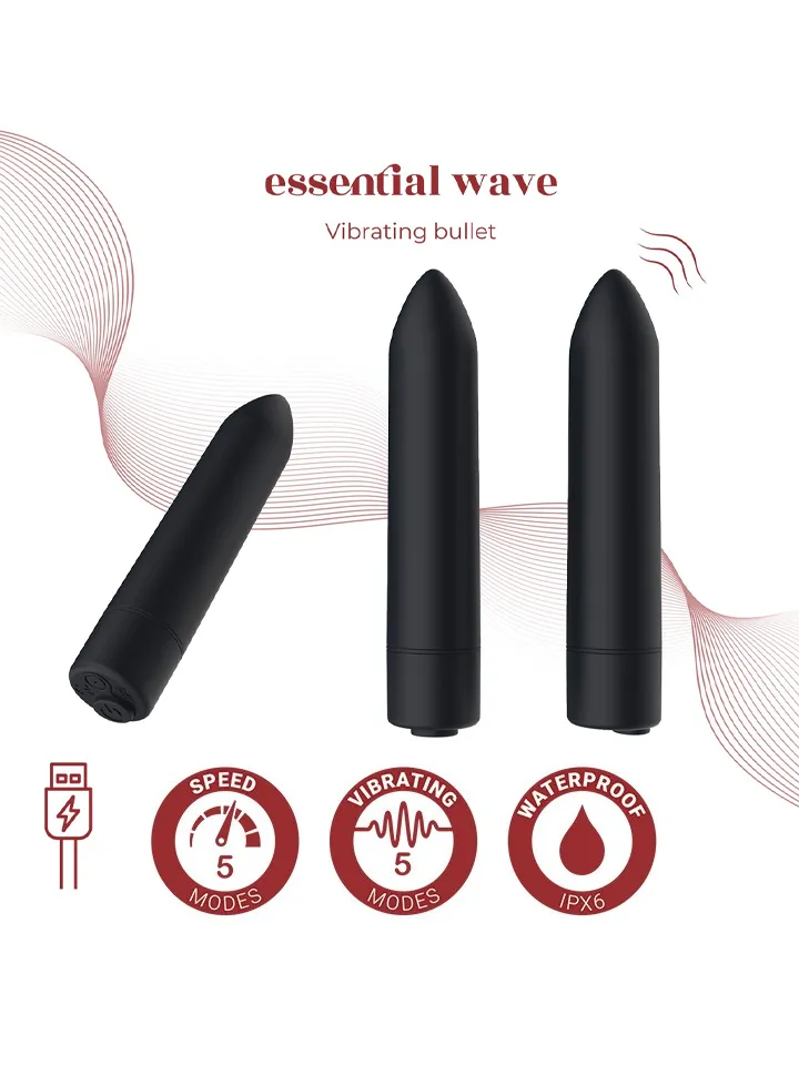 Wave Rechargeable Vibrating Bullet - Lodes vibrators 1 [full]