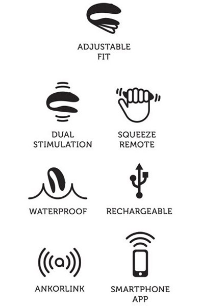 We-Vibe Chorus Blue - Pāru vibrators 2