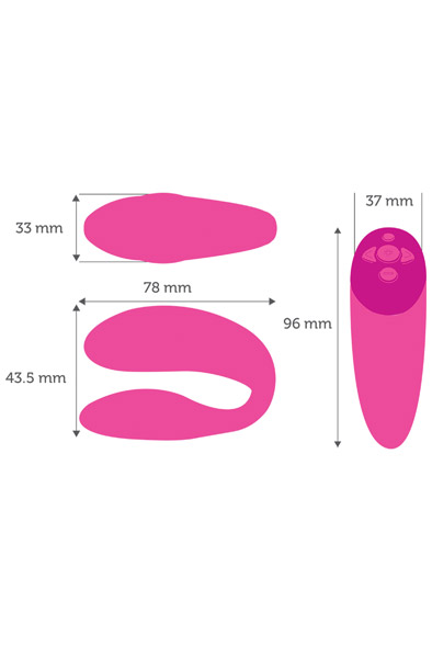 We-Vibe Chorus Blue - Pāru vibrators 3