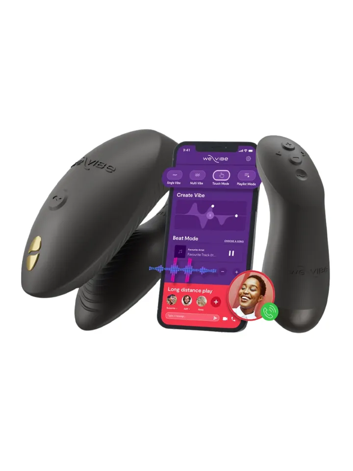 We-Vibe Chorus Pro Black - Pāris vibrators ar lietotņu vadību 1 [full]