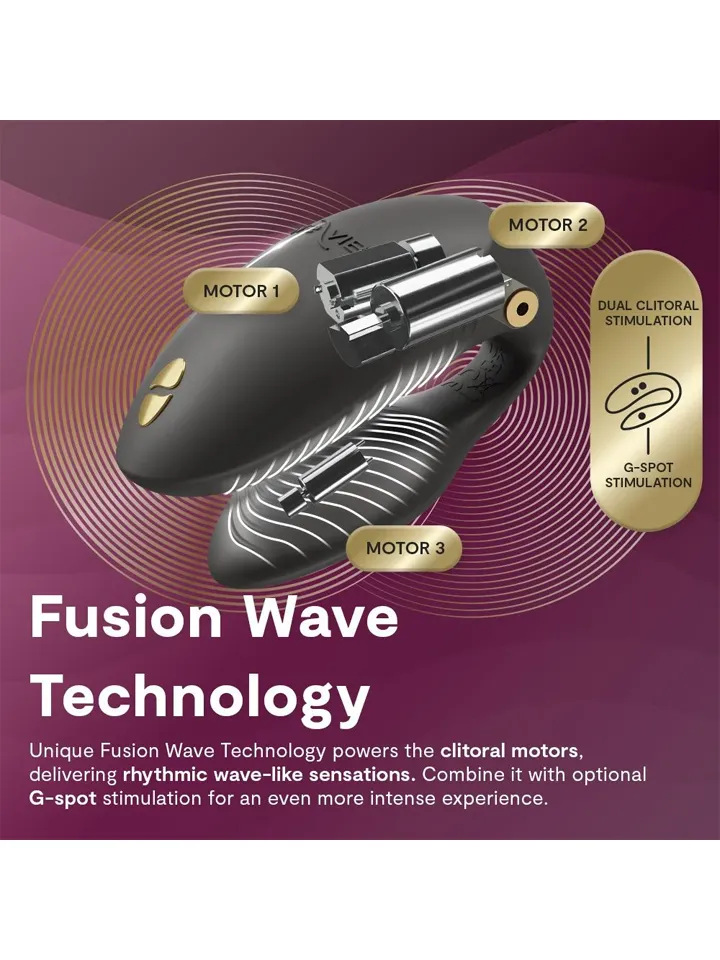 We-Vibe Chorus Pro Black - Pāris vibrators ar lietotņu vadību 3 [full]