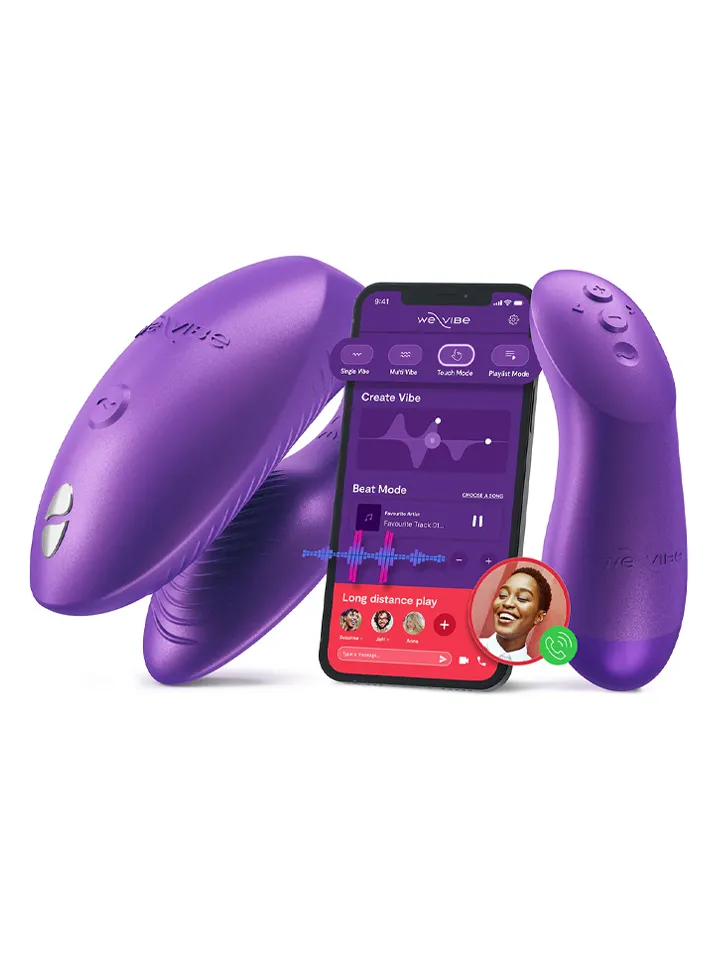 We-Vibe Chorus Pro Cosmic Purple - Pāris vibrators ar lietotņu vadību 1 [full]