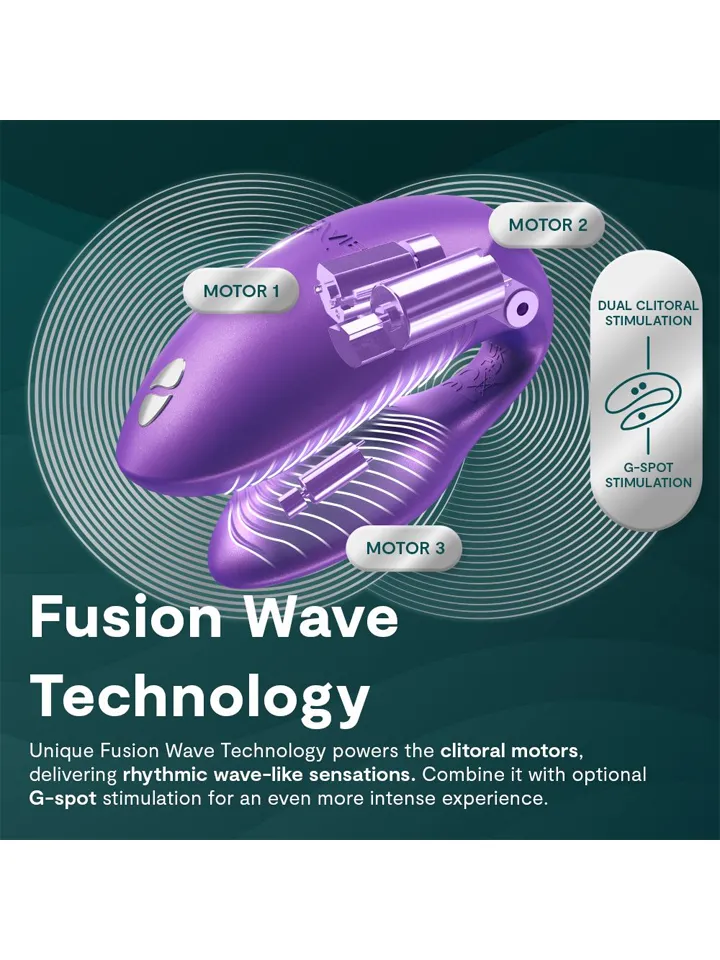 We-Vibe Chorus Pro Cosmic Purple - Pāris vibrators ar lietotņu vadību 3 [full]