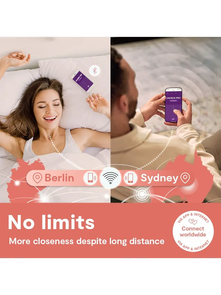 We-Vibe Chorus Pro Electric Pink - Pāris vibrators ar lietotņu vadību 2 [full]