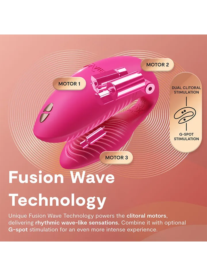 We-Vibe Chorus Pro Electric Pink - Pāris vibrators ar lietotņu vadību 3 [full]