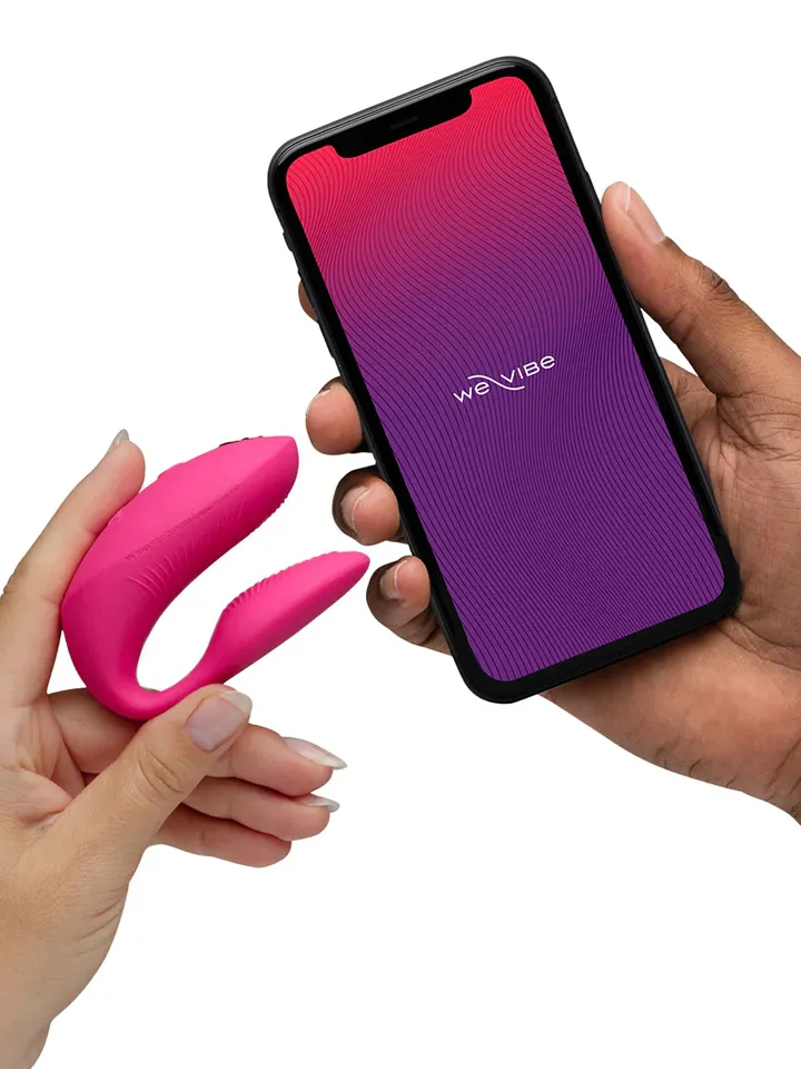 We-Vibe Chorus Pro Electric Pink - Pāris vibrators ar lietotņu vadību 6 [full]