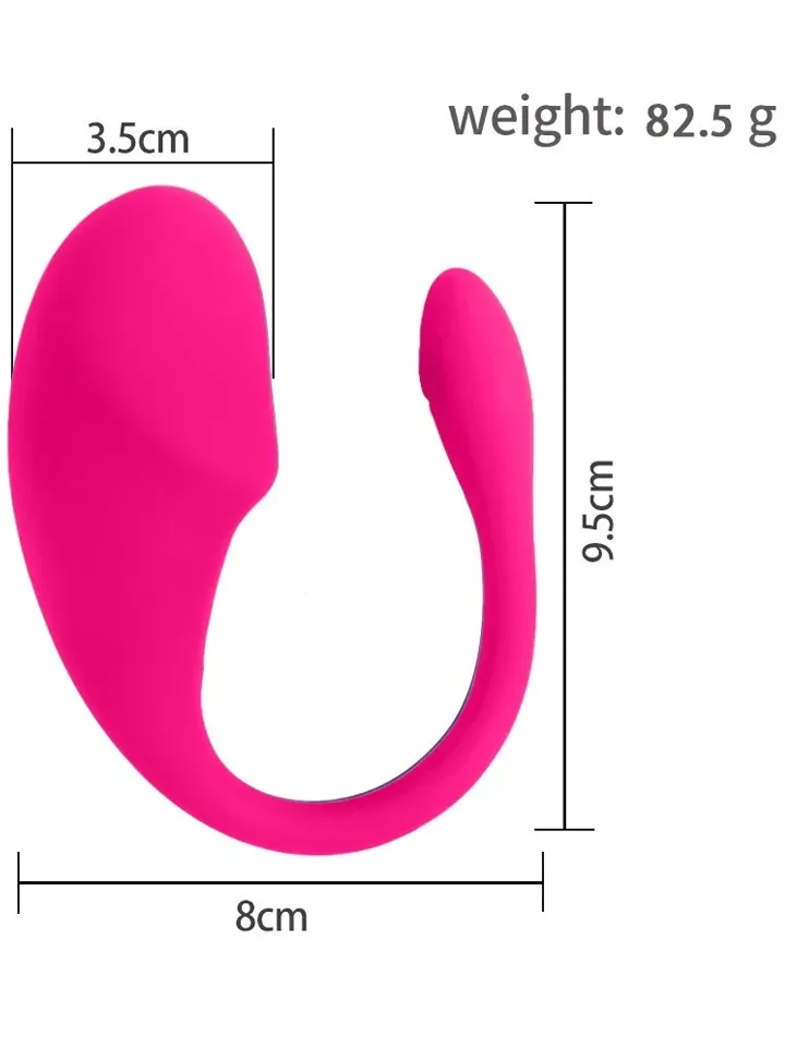 Wearable Bullet Vibrator With App - App kontrolēta vibrējoša ola 2
