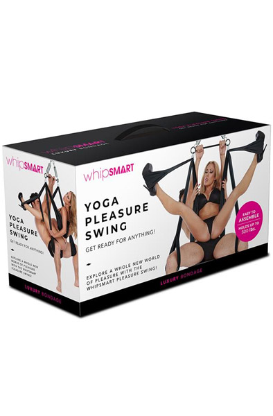 Whipsmart Yoga Pleasure Swing Black - Durvju seksa šūpoles 3