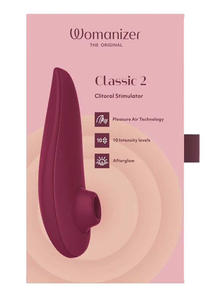 Womanizer Classic 2 Bordeaux - Gaisa spiediena vibrators 5 [full]