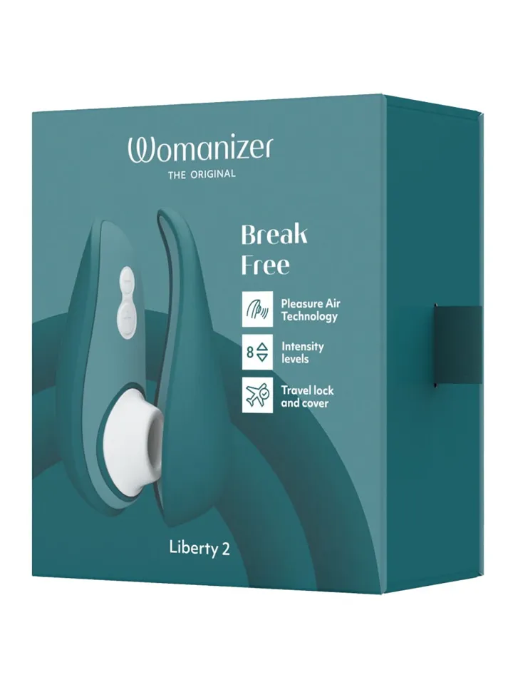 Womanizer Liberty 2 Dark Petrol - Gaisa spiediena vibrators 5 [full]