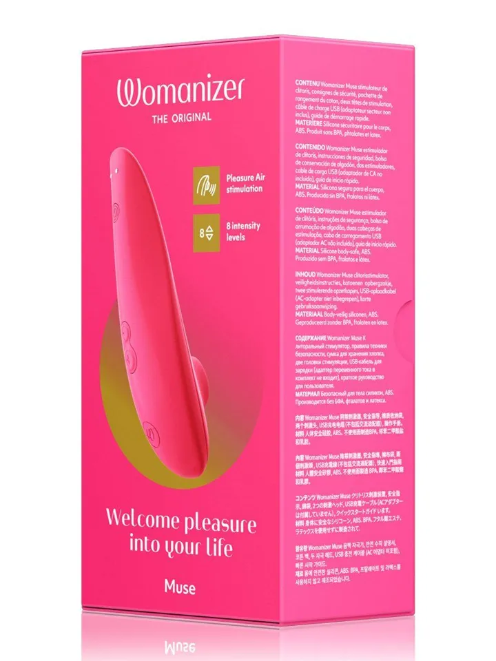 Womanizer Muse Pink - Gaisa spiediena vibrators 5 [full]