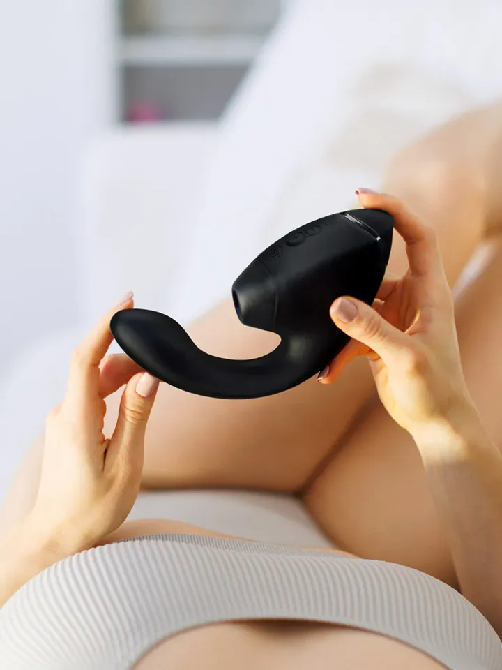 Womanizer Next Duo Black - Gaisa spiediena vibrators 3 [full]