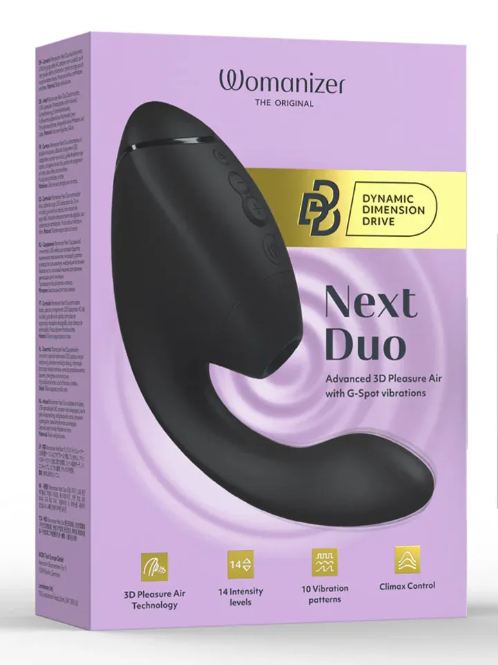 Womanizer Next Duo Black - Gaisa spiediena vibrators 5 [full]