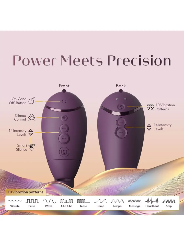 Womanizer Next Duo Dark Purple - Gaisa spiediena vibrators 3