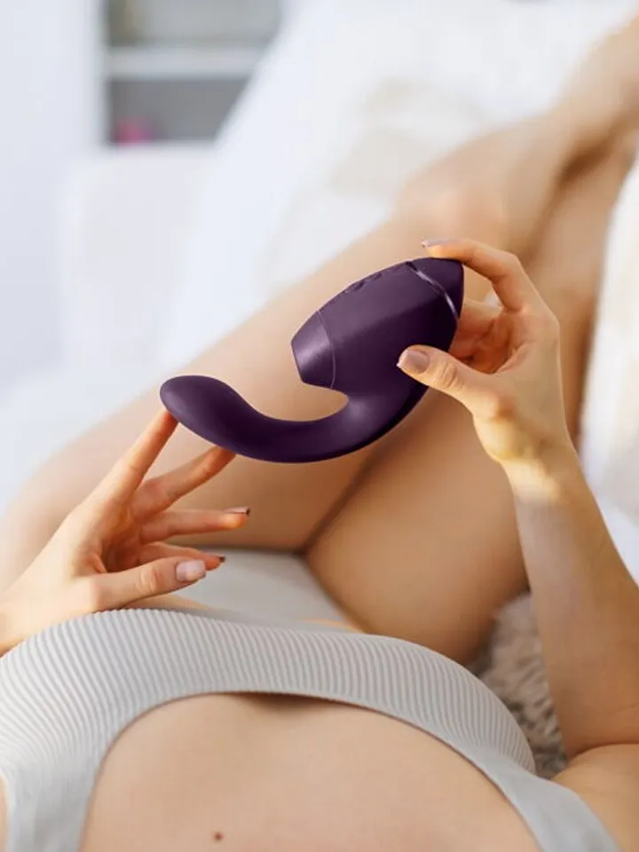 Womanizer Next Duo Dark Purple - Gaisa spiediena vibrators 4 [full]
