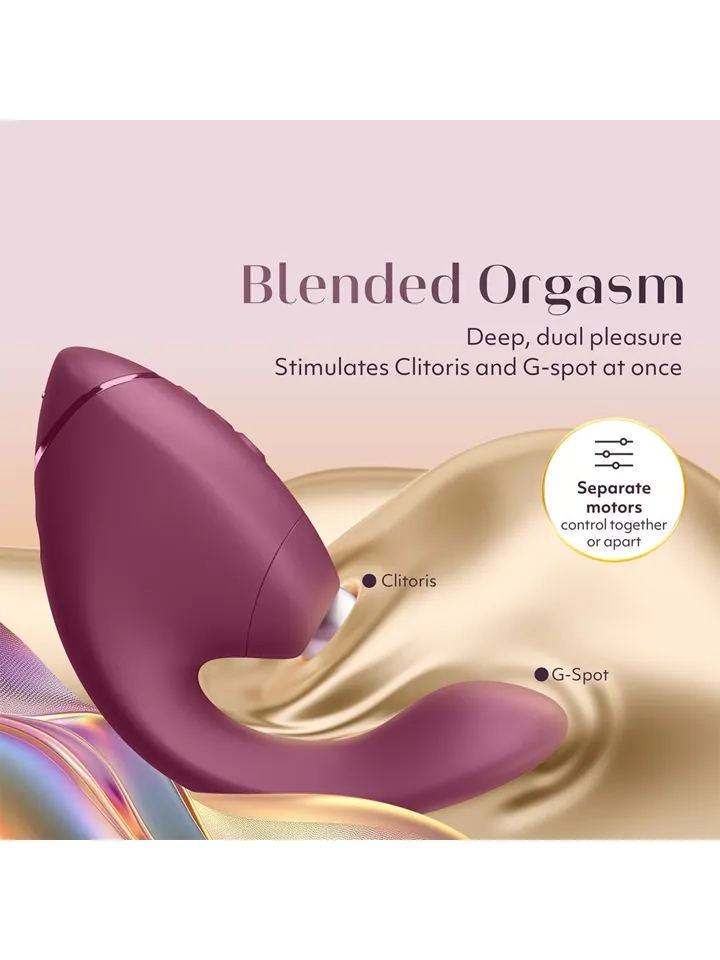Womanizer Next Duo Dusky Pink - Gaisa spiediena vibrators 2 [full]