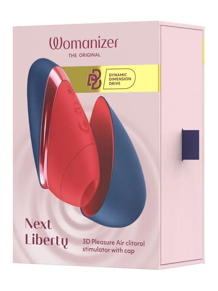 Womanizer Next Liberty Pleasure Air Stimulator Blue/Red - Gaisa spiediena vibrators 6 [full]