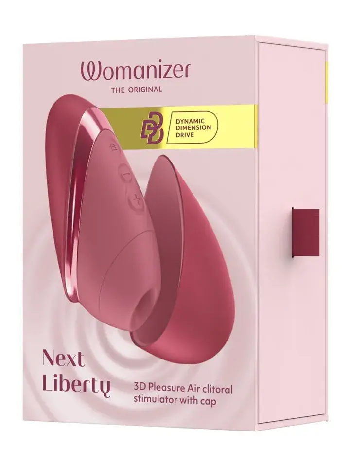 Womanizer Next Liberty Pleasure Air Stimulator Bordeaux - Gaisa spiediena vibrators 6 [full]