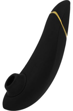 Womanizer Premium 2 Clitoris Stimulator Black - Gaisa spiediena vibrators 1