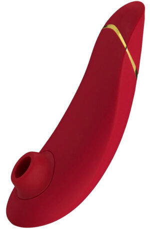 Womanizer Premium 2 Clitoris Stimulator Red - Gaisa spiediena vibrators 1