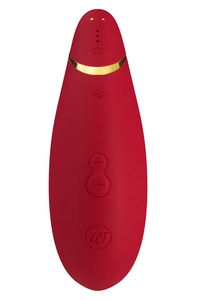 Womanizer Premium Red/Gold - Gaisa spiediena vibrators 2
