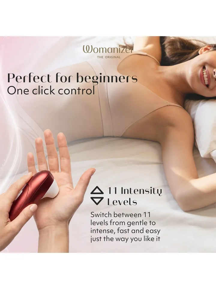 Womanizer Pro Red - Gaisa spiediena vibrators 3 [full]