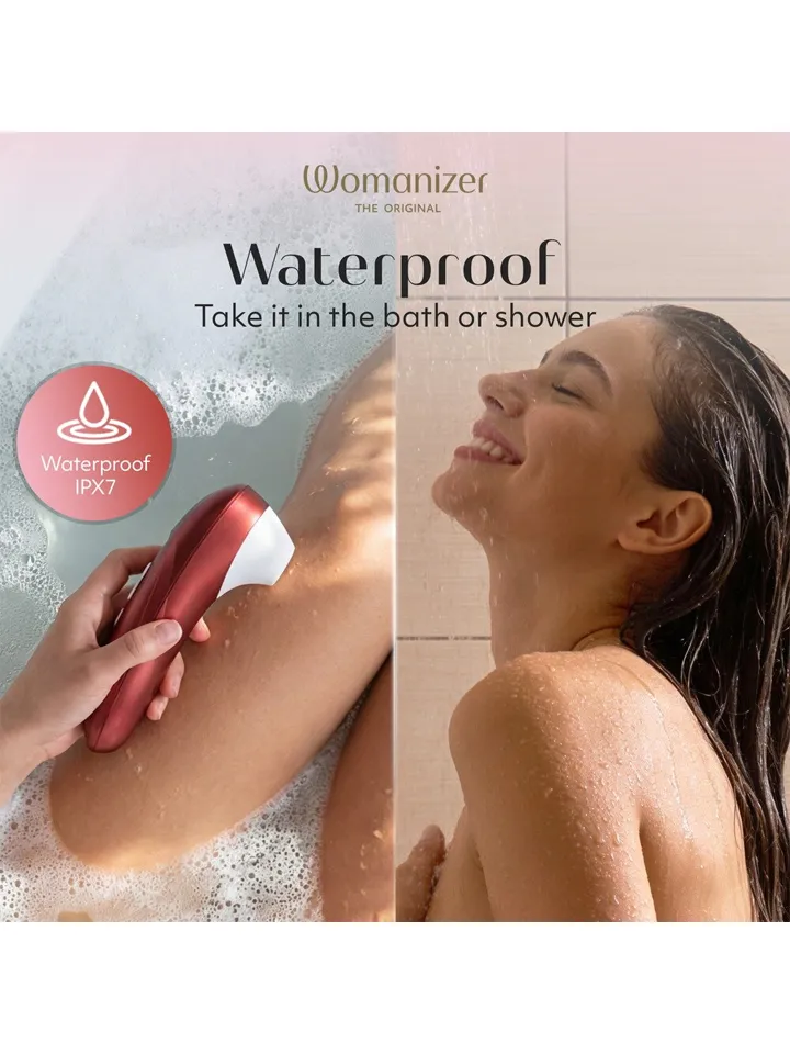 Womanizer Pro Red - Gaisa spiediena vibrators 5 [full]