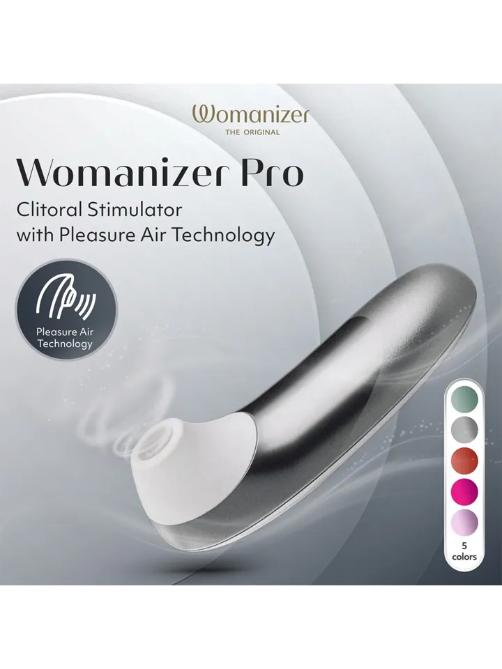 Womanizer Pro Silver - Gaisa spiediena vibrators 6 [full]