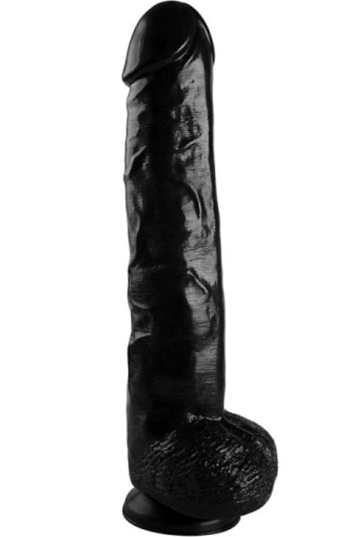 X-Men Super-Sized Dildo Black 46 cm - Īpaši dzeltenīgs anālais dildo 1