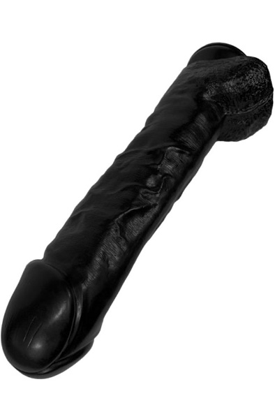 X-Men Super-Sized Dildo Black 46 cm - Īpaši dzeltenīgs anālais dildo 2