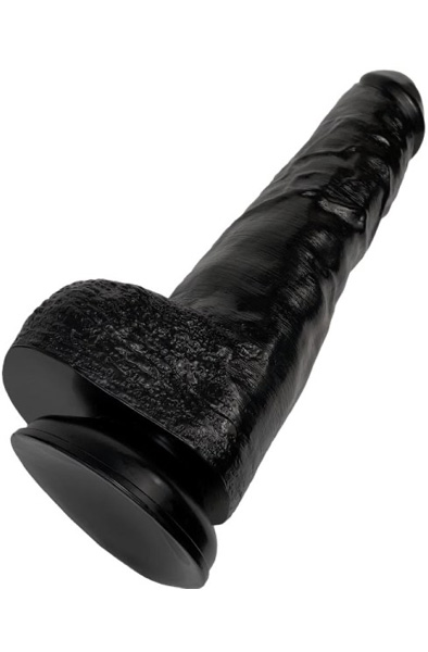 X-Men Super-Sized Dildo Black 46 cm - Īpaši dzeltenīgs anālais dildo 3