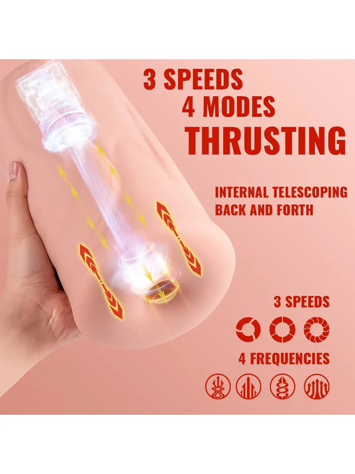 Xise Large Thrusting Mastubator - Vibrējošs masturbators 2 [full]