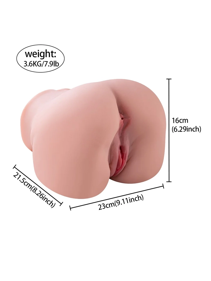 Xise Olga Vibrating Vagina & Anus 3,6 kg - Seksa lelle 7 [full]