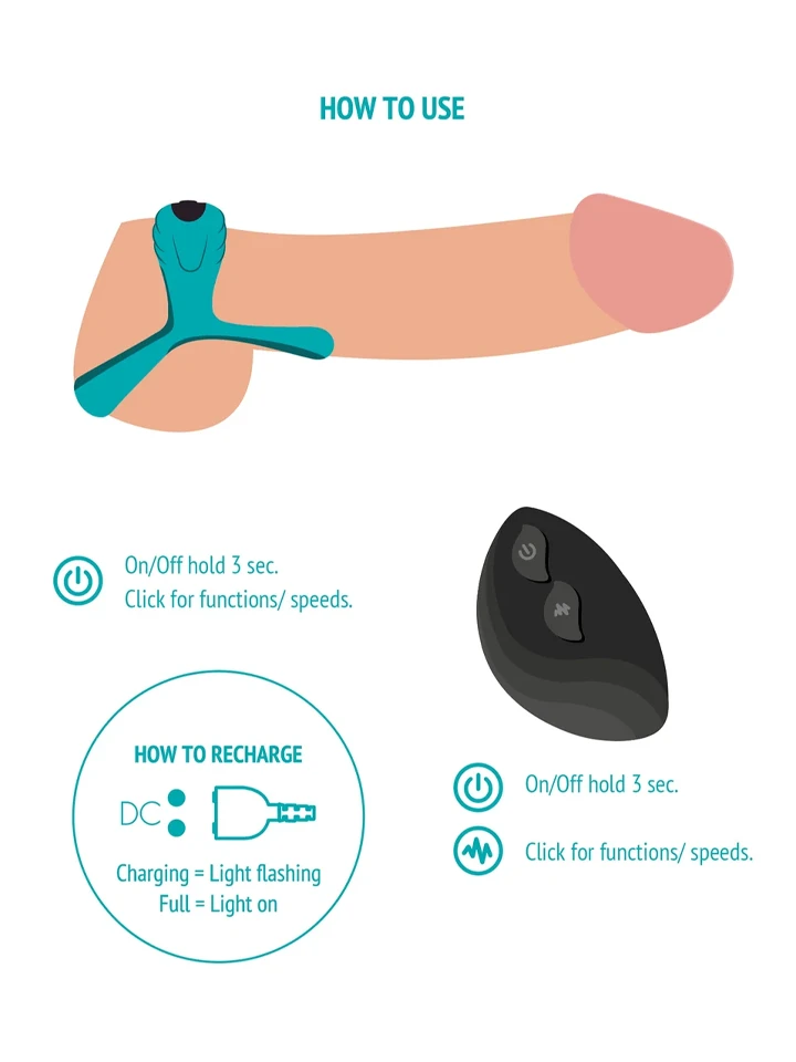 XOCOON Bond Vibrating Couples Ring + Remote - Pāru vibrators 3 [full]
