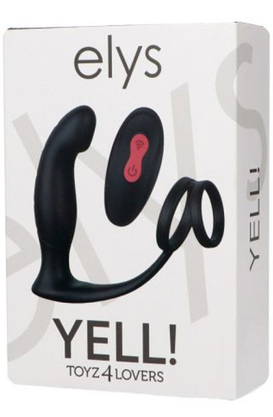 Yell Vibrating Prostate Massager With Cock Ring - Prostatas vibrators 2