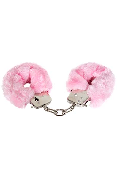 You're Under Arrest! Pink Furry Cuffs - Roku dzelži ar pūkām 2