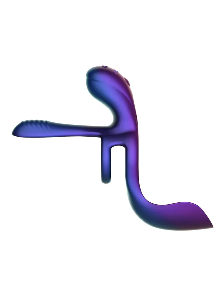 Zenith Cock Ring With Glans & Perineum Stimulator - Vibrējošs gaiļa gredzens 3 [full]