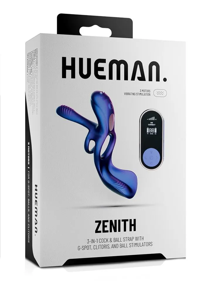 Zenith Cock Ring With Glans & Perineum Stimulator - Vibrējošs gaiļa gredzens 5 [full]